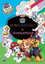 Vymaľovanky so samolepkami - Labková patrola 