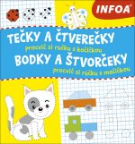 Bodky a štvorčeky - precvič si rúčku s mačičkou /CZ-SK/