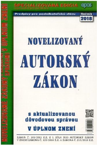 Novelizovaný Autorský zákon (2018) 16/18