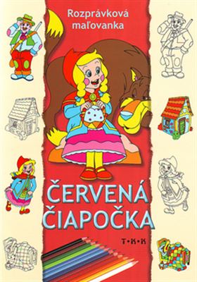 Rozprávková maľovanka - Červená čiapočka